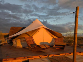 Glamping con cocina-baño individual en tu tienda